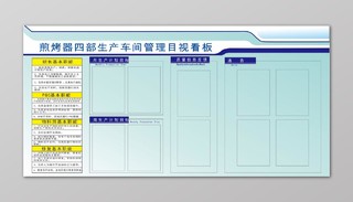 生产部车间管理项目看板生产管理制度海报